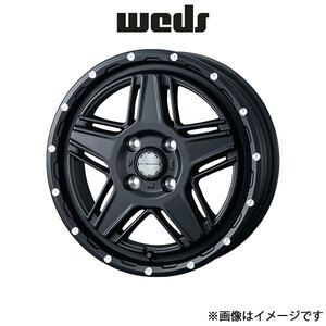 ウェッズ ウェッズアドベンチャー マッド ヴァンス 07 アルミホイール 4本 eKクロス B3#W 14インチ フルマットブラック 0040529 WEDS