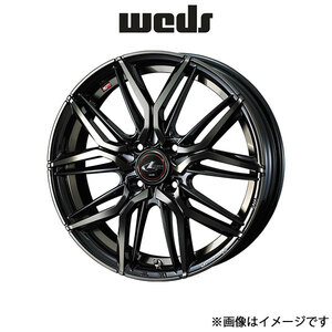 ウェッズ レオニス LM アルミホイール 1本 フィットシャトル GG7/GG8/GP2 15インチ パールブラックミラーカット 0040778 WEDS LEONIS