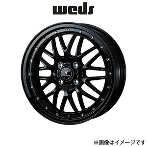 ウェッズ ノヴァリス アセット M1 アルミホイール 1本 フレア MJ34S/MJ44S 15インチ ブラック/ゴールド 0041060 WEDS NOVARIS ASSETE M1