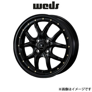 ウェッズ ノヴァリス アセット S1 アルミホイール 1本 フレア MJ34S/MJ44S 16インチ ブラック/ゴールド 0041320 WEDS NOVARIS ASSETE S1