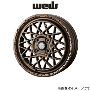 ウェッズ ウェッズアドベンチャー マッド ヴァンス 09 アルミホイール 1本 eKクロス B3#W 14インチ マットブロンズ 0041153 WEDS