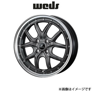 ウェッズ ノヴァリス アセット S1 アルミホイール 1本 コペン LA400K 16インチ ガンメタ/リムポリッシュ 0041340 WEDS NOVARIS ASSETE S1