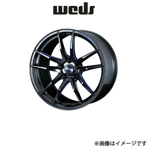 ウェッズ ウェッズスポーツ RN-55M アルミホイール 1本 WRX S4 VAG 19インチ ブラックブルーマシニング 0073556 WEDS WedsSport RN-55M