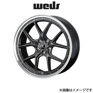 ウェッズ ノヴァリス アセット S1 アルミホイール 1本 GRヤリス 10系 18インチ ガンメタ/リムポリッシュ 0041344 WEDS NOVARIS ASSETE S1