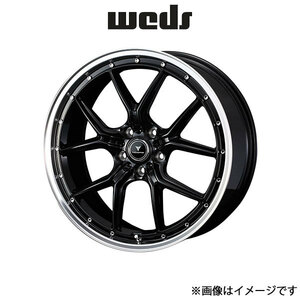 ウェッズ ノヴァリス アセット S1 アルミホイール 4本 MX-30 DRH3P 18インチ ブラック/リムポリッシュ 0041332 WEDS NOVARIS ASSETE S1