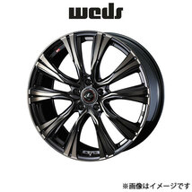 ウェッズ レオニス VR アルミホイール 1本 SX4 Sクロス YA22S/YB22S 18インチ パールブラック/チタントップ 0041264 WEDS LEONIS VR_画像1