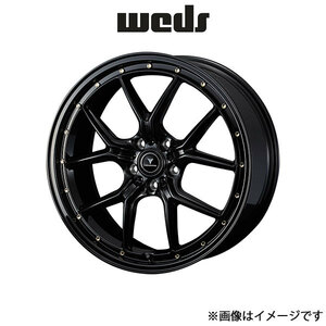 ウェッズ ノヴァリス アセット S1 アルミホイール 4本 ラフェスタハイウェイスター CWE系 18インチ ブラック/ゴールド 0041323 WEDS