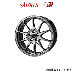 ジャパン三陽 ザック JP-202 アルミホイール 1本 ハリアー ZSU60W(17×7.0J 5-114.3 INSET38 ブラックシルバー)Japan三陽 ZACK JP-202