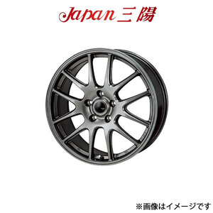 ジャパン三陽 ザック JP-205 アルミホイール 1本 ウィッシュ ZGE20系(15×6.0J 5-100 INSET41 ブラックシルバー)Japan三陽 ZACK JP-205