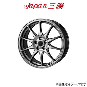 ジャパン三陽 ザック JP-202 アルミホイール 1本 ランディ C25/C26/C27系(15×6.0J 5-114.3 INSET43 ブラックシルバー)Japan三陽 ZACK