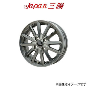 ジャパン三陽 ザック JP-016 アルミホイール 1本 タント/タントカスタム L350S/L360S(13×4.0B 4-100 INSET45 ブラック)Japan三陽 ZACK