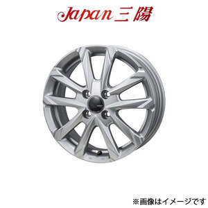 ジャパン三陽 ザック JP-325 アルミホイール 4本 ライフダンク JB3/JB4(13×4.0B 4-100 INSET45 ブライトシルバー)Japan三陽 ZACK JP-325