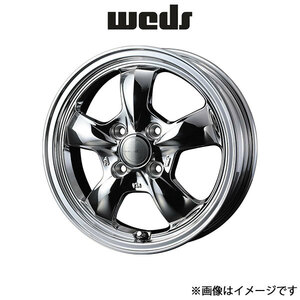 ウェッズ グラフト 5S アルミホイール 1本 N VAN JJ1/JJ2 12インチ ブライトスパッタリング 0041111 WEDS GYRAFT 5S