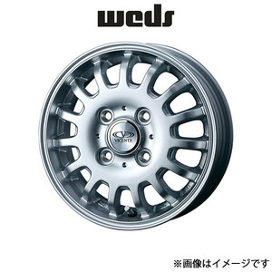 ウェッズ ヴィセンテ04 EV アルミホイール 4本 スクラムワゴン DG17W 13インチ シルバー 0035663 WEDS VICENTE-04 EV