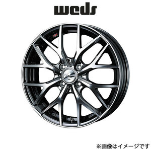 ウェッズ レオニス MX アルミホイール 4本 パレット MK21S 15インチ ブラックメタルコートミラーカット 0037406 WEDS LEONIS MX