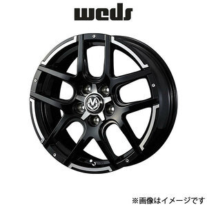 ウェッズ ウェッズアドベンチャー マッド ヴァンス 04 アルミホイール 4本 デリカD:5 CV1W/CV5W 17インチ ブラックポリッシュ 0038929 WEDS