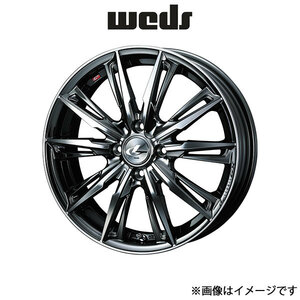 ウェッズ レオニス GX アルミホイール 1本 ソリオ MA15S 15インチ ブラックメタルコート/ミラーカット 0039332 WEDS LEONIS GX