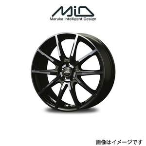 MID シュナイダー DR01 アルミホイール 1本 BRZ ZD8(17×7J 5-100 INSET48 ブラックポリッシュ+ダークブルークリア)SCHNEIDER DR 01