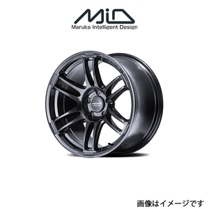 MID RMPレーシング R26 アルミホイール 1本 レガシーB4 BM系(17×7J 5-100 INSET48 ディープチタンシルバー)RMP RACING R26