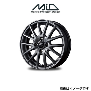 MID シュナイダー SQ27 アルミホイール 1本 サンバー 500系(12×4J 4-100 INSET42 メタリックシルバー)SCHNEIDER SQ27