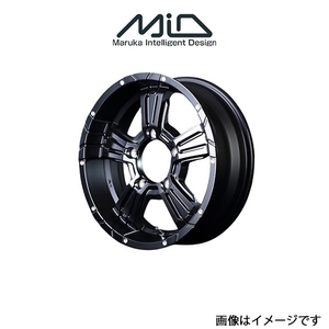 MID ナイトロパワー クロスクロウ アルミホイール 1本 ジムニー 23系(16×5.5J 5-139.7 INSET20 セミグロスブラック)NITRO POWER CROSSCLAW