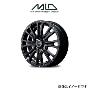 MID ガルシア SSリボルバーKC アルミホイール 1本 サンバー バン TV1/TV2(12×4J 4-100 INSET42 アンダーカットDC)GARCIA SS REVOLVER KC