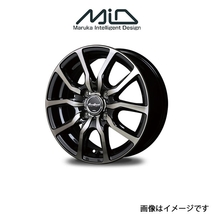 MID ユーロスピード DC52 アルミホイール 1本 MRワゴン 33系(13×4J 4-100 INSET43 ブラックポリッシュ)EUROSPEED DC52_画像1