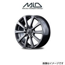 MID ユーロスピード NEW G10 アルミホイール 1本 ミラアヴィ L250/L260(12×3.5B 4-100 INSET42 メタリックグレー)EUROSPEED_画像1