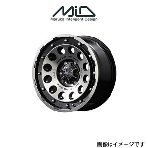 MID ナイトロパワー H12ショットガン アルミホイール 1本 タント/タントカスタム LA300系(15×5J 4-100 INSET45 ブラック)NITRO POWER