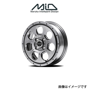 MID ロードマックス マッドエージェント アルミホイール 1本 タントエグゼ L455/L465(15×4.5J 4-100 INSET45 メタリックグレー)ROADMAX