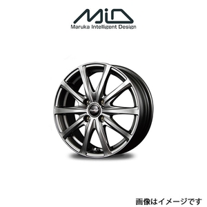 MID ユーロスピード V25 アルミホイール 1本 タフト LA900系(15×4.5J 4-100 INSET45 メタリックグレー)EUROSPEED V25