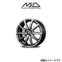 MID ユーロスピード V25 アルミホイール 1本 スーパーキャリィ DA16T(12×4J 4-100 INSET42 メタリックグレー)EUROSPEED V25_画像1