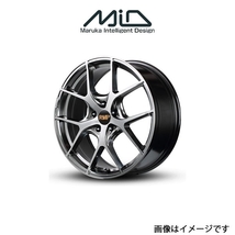 MID RMP 025F アルミホイール 1本 ノア ヴォクシー 90系(17×7J 5-114.3 INSET55 ハイパーメタルコート/ブラッシュドフィニッシュ)_画像1