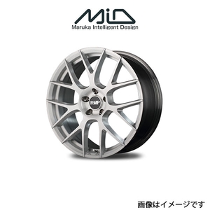 MID RMP 027F アルミホイール 1本 クラウン 210系(18×8J 5-114.3 INSET42 3Dブラッシュド)