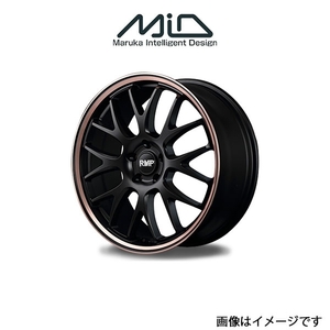 MID RMP 820F アルミホイール 1本 ハリアー 80系(18×8J 5-114.3 INSET42 セミグロスブラック/デュアルポリッシュ/ピンクゴールドクリア)