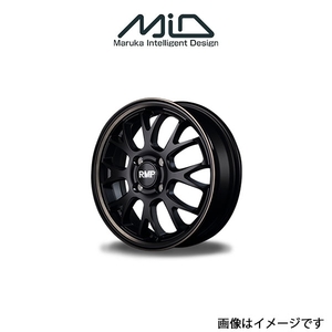 MID RMP 820F アルミホイール 1本 ミラジーノ L650/L660(15×4.5J 4-100 INSET45 セミグロスブラック/デュアルポリッシュ/ブロンズクリア)