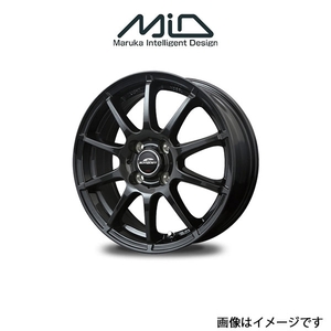 MID シュナイダー スタッグ アルミホイール 1本 ディアスワゴン S321/S331(13×4J 4-100 INSET42 ストロングガンメタ)SCHNEIDER STAG