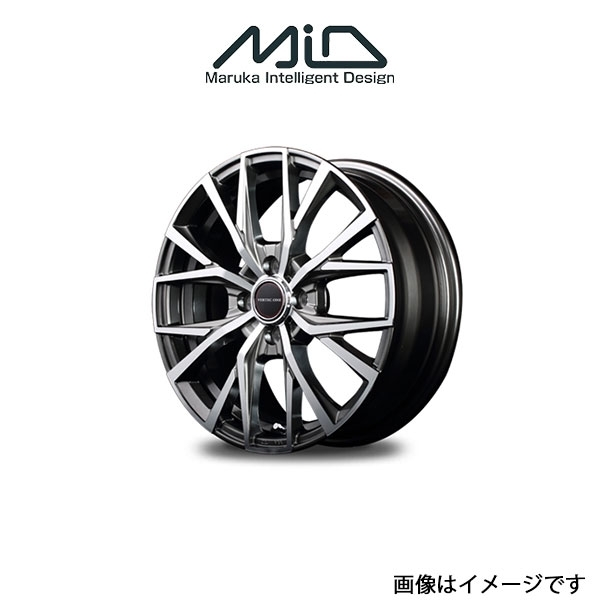 MID ヴァーテックワン アルバトロス アルミホイール 1本 ミライース 300/310系(14×4.5J 4-100 INSET45 シルバー)VERTEC ONE ALBATROSS