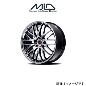 MID ヴァーテックワン EXE10 Vセレクション アルミホイール 1本 キャスト アクティバ LA250S/LA260S(15×4.5J 4-100 INSET45 ブラック)