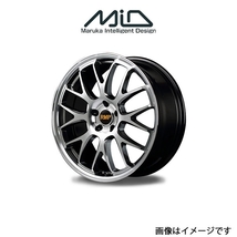 MID RMP 820F アルミホイール 1本 プリウス 30系(18×7J 5-100 INSET50 ハイパーメタルコート/ミラーカット)_画像1