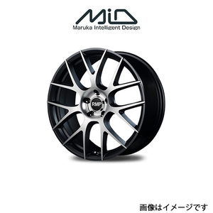 MID RMP 027F アルミホイール 1本 ノア ヴォクシー 80系(18×7J 5-114.3 INSET55 セミグロスガンメタ/ポリッシュ)