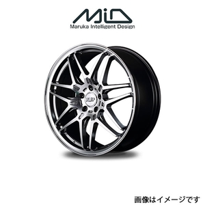 MID RMP 720F アルミホイール 1本 カローラクロス 10系(18×7J 5-114.3 INSET48 ハイパーメタルコート/ポリッシュ)