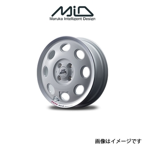 MID 299モッシュ マネキ アルミホイール 1本 タント LA600S/LA610S(14×4.5J 4-100 INSET45 Shiro)299MOSH MANEKI