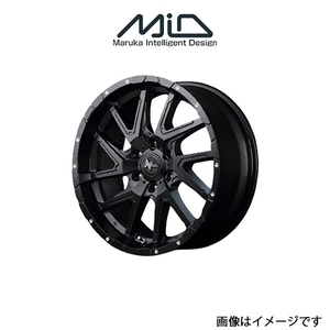 MID ナイトロパワー デリンジャー アルミホイール 1本 ランドクルーザープラド 150系(17×8J 6-139.7 INSET20 セミグロスブラック)