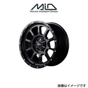 MID ナイトロパワー M10パーシング アルミホイール 1本 ハイエース/レジアスエース 200系(15×6J 6-139.7 INSET33 セミグロスブラック)