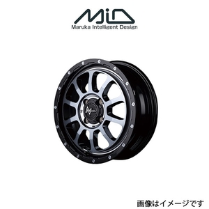 MID ナイトロパワー M10パーシングKC アルミホイール 1本 ハスラー MR31S/MR41S(14×4.5J 4-100 INSET45 ブラック)NITRO POWER