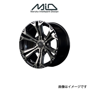 MID ナイトロパワー ジャベリン アルミホイール 1本 ハイラックス 125系(17×8J 6-139.7 INSET20 ブラックメタリック)NITRO POWER JAVELIN