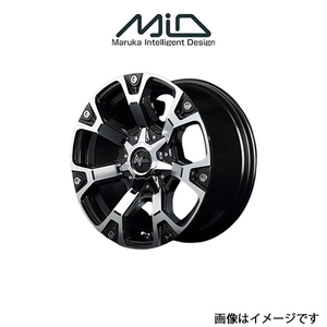 MID ウォーヘッド アルミホイール 1本 ランドクルーザープラド 150系(20×8.5J 6-139.7 INSET20 ダークガンメタ+ミラーカット)WARHEAD