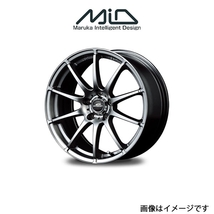 MID シュナイダー スタッグ アルミホイール 1本 メビウス 40系(16×6.5J 5-114.3 INSET38 メタリックグレー)SCHNEIDER STAG_画像1