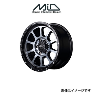 MID ナイトロパワー M10パーシング アルミホイール 1本 ハイエース/レジアスエース 200系(15×6J 6-139.7 INSET33 ブラック)NITRO POWER